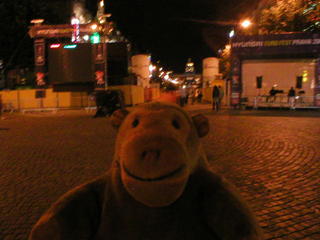 Mr Monkey in Wenceslas Square