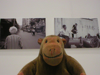 Mr Monkey looking at 'We are not in the Museum' 