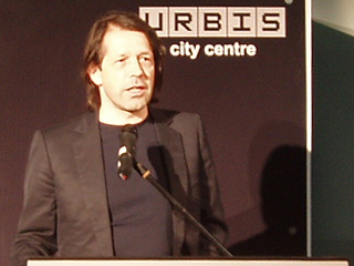Peter Saville at the Best Of Manchester Awards