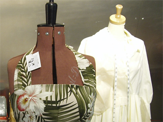 A pair of dresses in the Rags to Bitches display