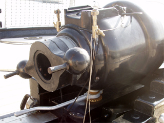 The breech of an Armstrong 110 pounder