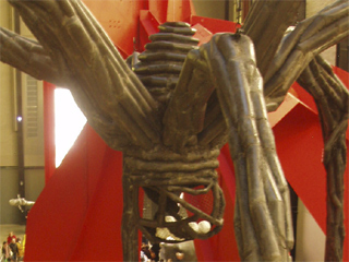 Part of the replica of Maman