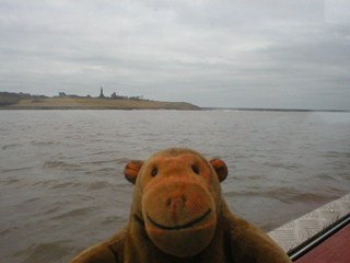 Mr Monkey looking at the north side of the mouth of the Tyne