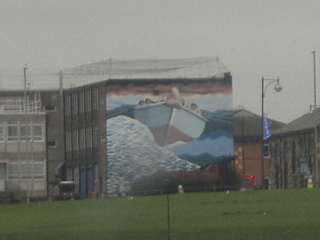 The South Shields lifeboat mural