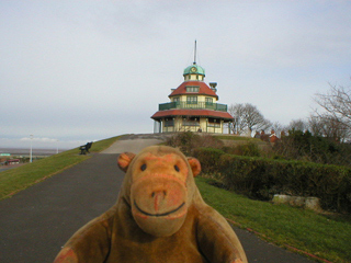 Mr Monkey walking up the Mount