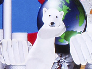 The polar bear from Gas Zappers