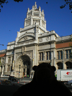 Mr Monkey across the road from the V & A