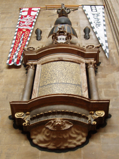 The monument to Sir William Penn