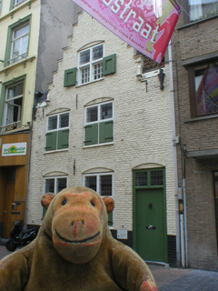 Mr Monkey looking at the so-called Spanish House