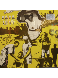 The Cover of Trouble in Africa by Papa Levi