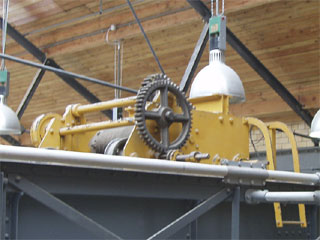 The crane in the Engine House