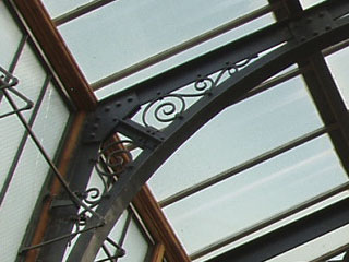 Decoration on the framework of the Engine House roof