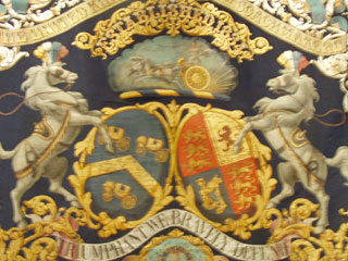 The centre of the banner of the United Kingdom Society of Coachmakers
