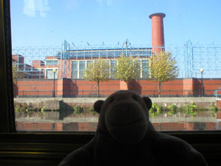 Mr Monkey looking at the Soapworks site