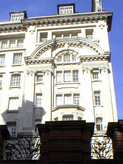 The facade of St James's Buildings