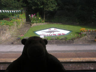Mr Monkey looking Hindley station