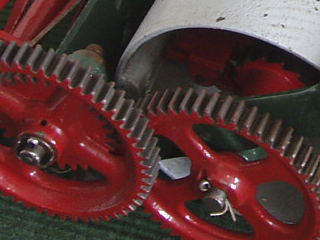 The gear wheels which work the Multum in Parvo