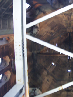 The inside of the roof of the bell lantern