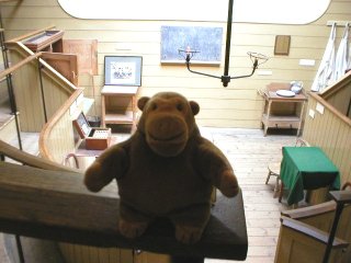 Mr Monkey in an old operating theatre