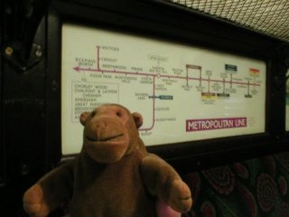 Mr Monkey with an old tube diagram