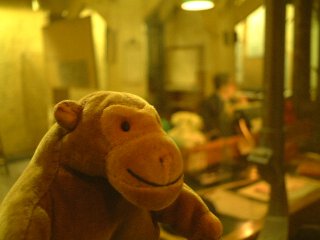 Mr Monkey in the Map Room