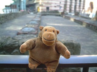 Mr Monkey at the Temple of Mithras