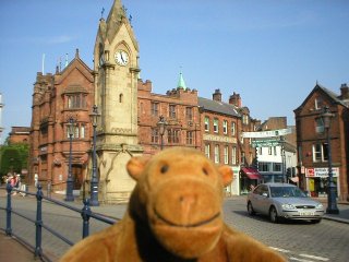 Mr Monkey in the centre of Penrith