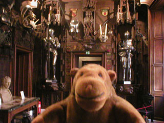 Mr Monkey in Entrance Hall at Abbotsford