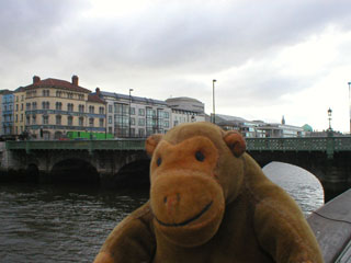 Mr Monkey on the North of the Liffey