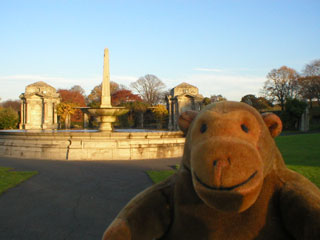 Mr Monkey in the Memorial Park