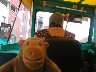 Mr Monkey aboard a DUKW