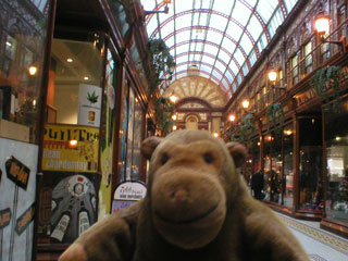 Mr Monkey in the Central Arcade