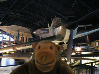 Mr Monkey with a Hawker Hurricane