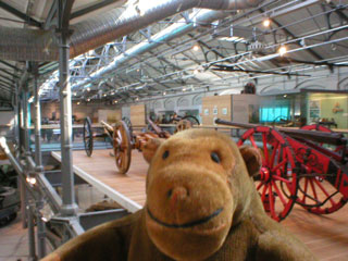 Mr Monkey in the History Gallery
