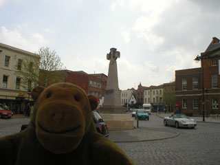 Mr Monkey in the centre of Taunton
