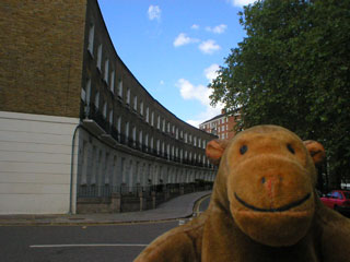 Mr Monkey at the end of Goldington Crescent