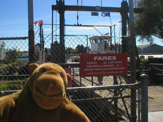 Mr Monkey waiting for a ferry