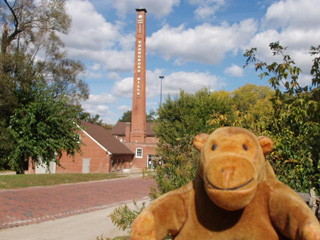 Mr Monkey looking at factory from a different angle