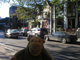 Mr Monkey on Yorkville Avenue