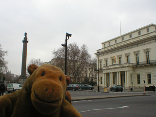 Mr Monkey in Waterloo Place