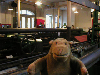 Mr Monkey with Kirkaldy's testing machine
