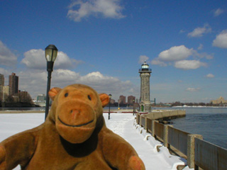 Mr Monkey entering Lighthouse Park