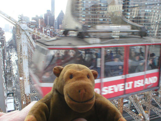 Mr Monkey passing the other tram car