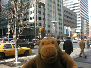 Mr Monkey on the corner of fifty third and third