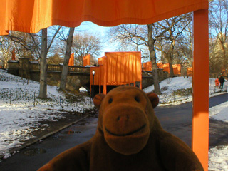 Mr Monkey under a Gate