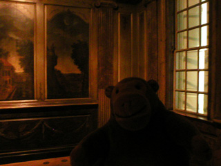 Mr Monkey in a period room