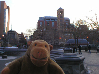 Mr Monkey in Washington Square