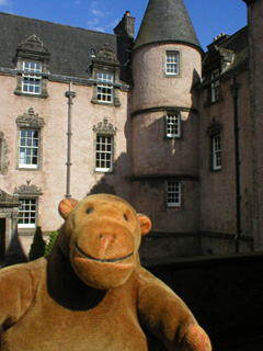 Mr Monkey looking towards the south tower