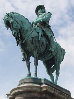 The statue of Carl X Gustav
