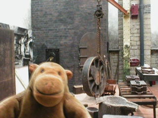 Mr Monkey looking at the foundry